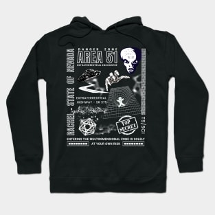 Area 51 Alien Encounter Zone Hoodie